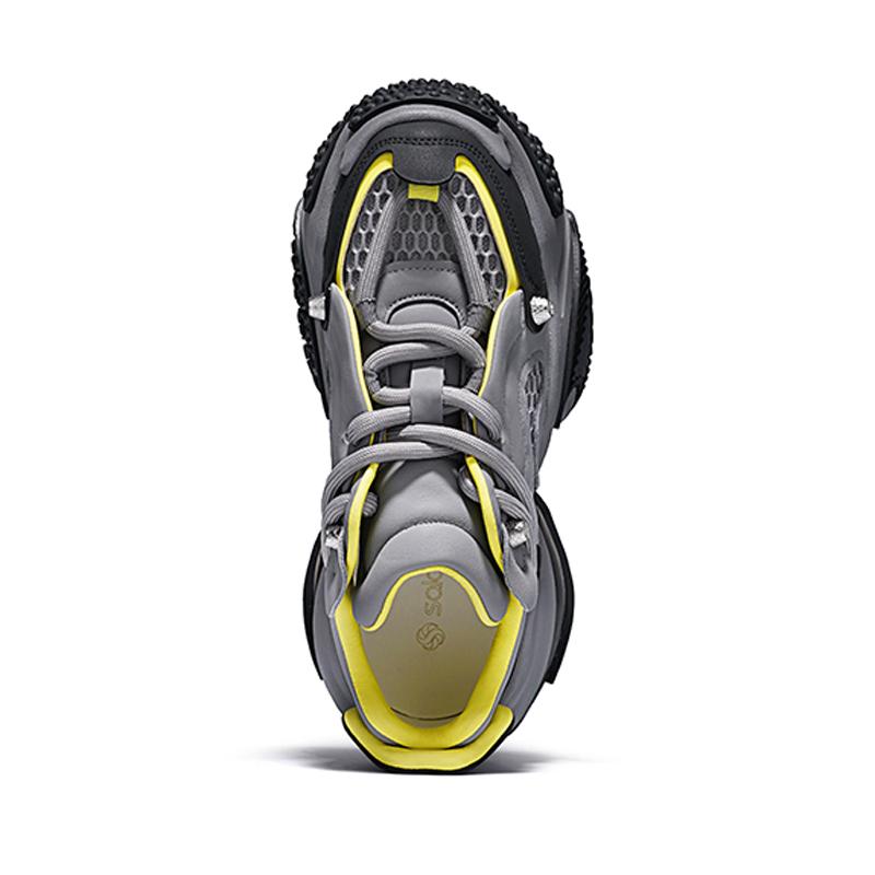 Opp France Grey Dad Shoes Summer Couple Height Increasing Shoes For Men And Women Breathable Mesh Sports Shoes