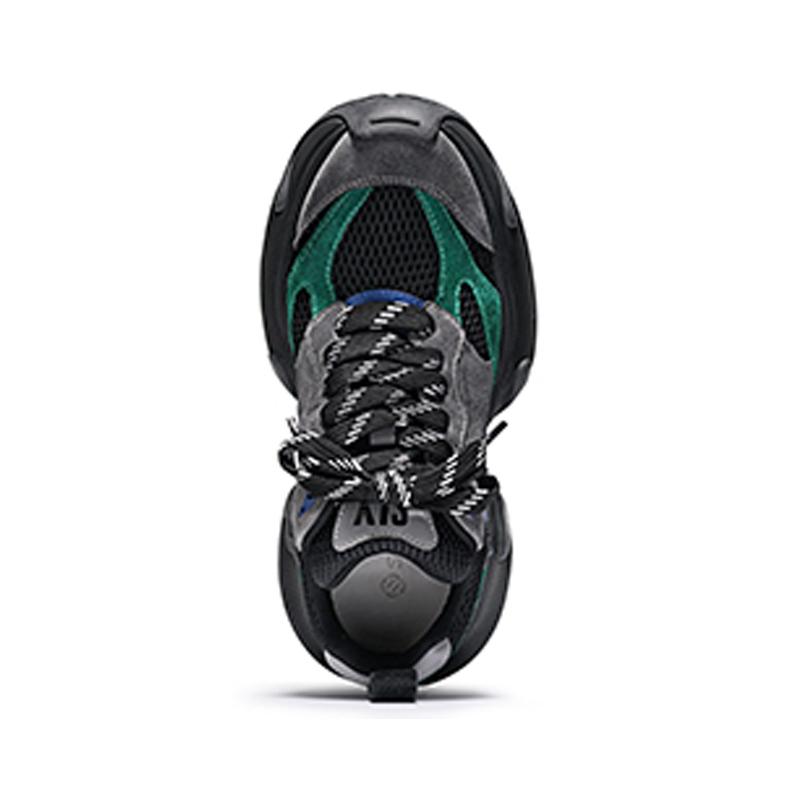 Opp France Grey Green Cool And Breathable Versatile Men’s Dad Shoes With Thick Soles Niche Casual Shoes