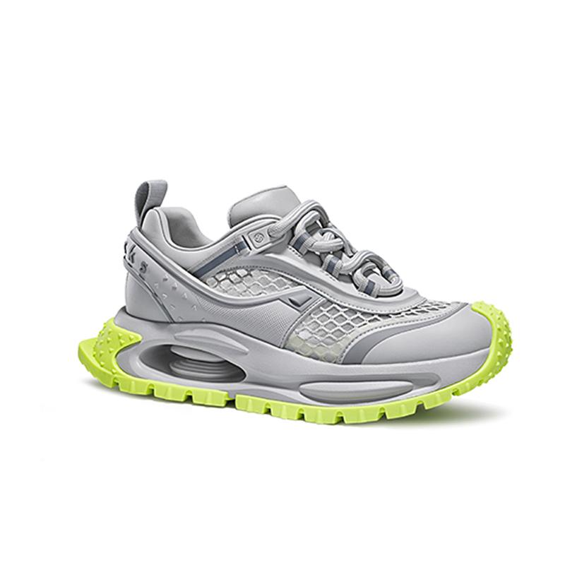 Opp France Grey Spring Thick Sole Versatile Unisex Summer Breathable Sports And Leisure Shoes