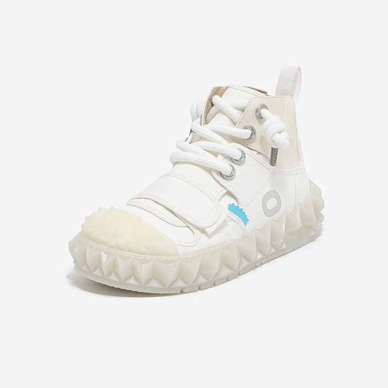 Opp France High-top Shoes Wear-resistant Men’s Casual Shoes White