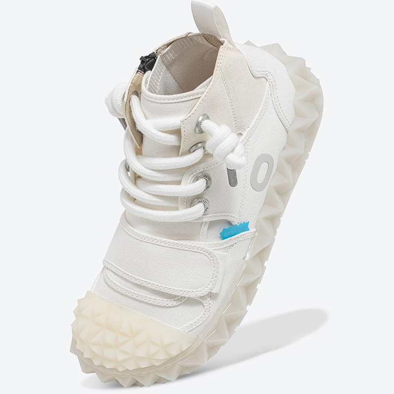 Opp France High-top Shoes Wear-resistant Men’s Casual Shoes White