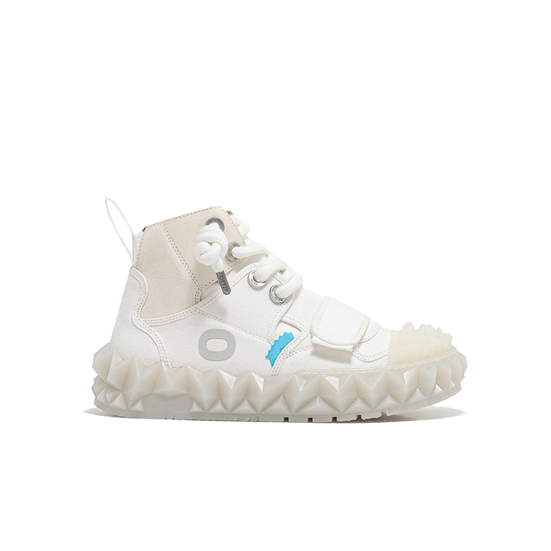 opp france High-top shoes wear-resistant men’s casual shoes White