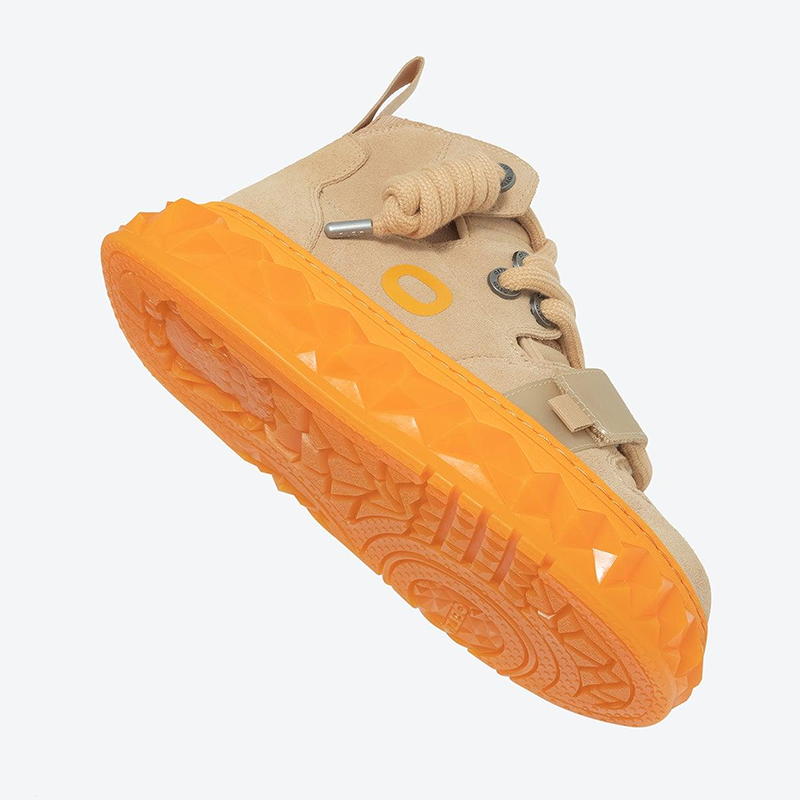 Opp France High-top Thick-soled Man’s Casual Shoes Khaki