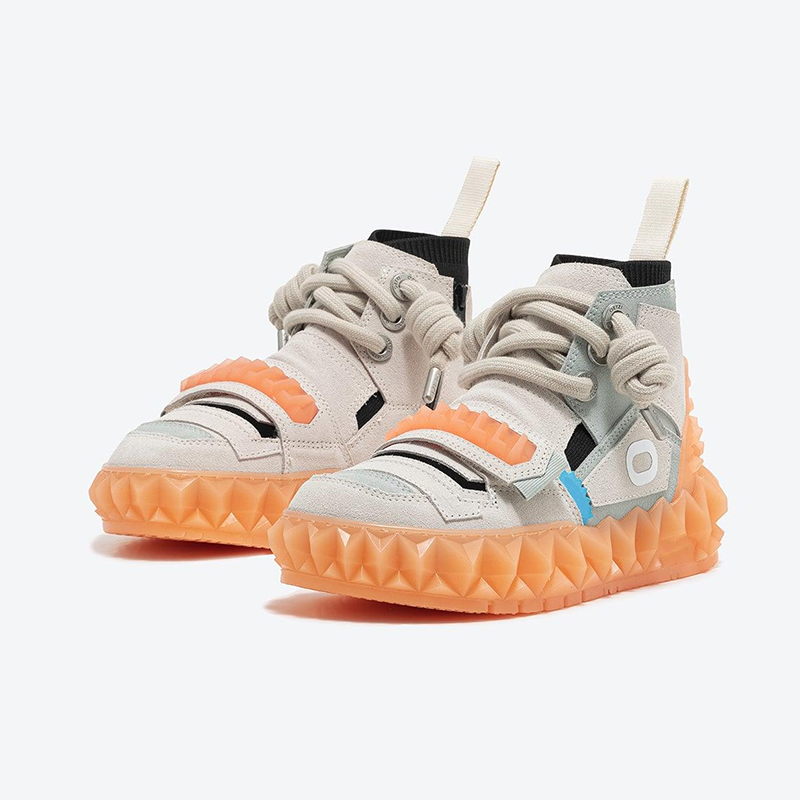 Opp France High-top Trendy Shoes Women’s Casual Shoes Light Grey