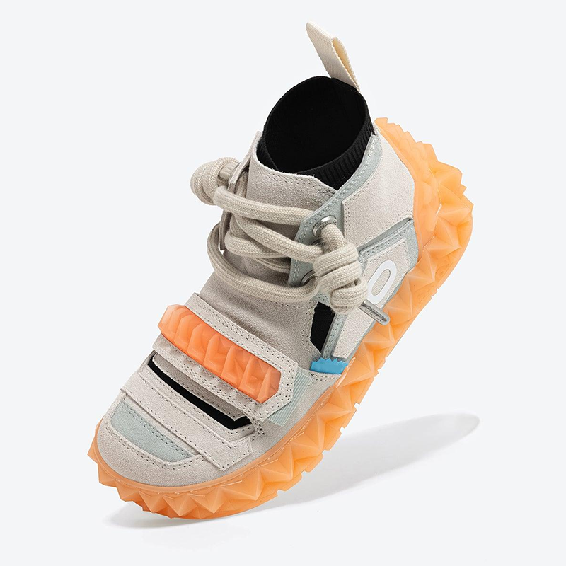 Opp France High-top Trendy Shoes Women’s Casual Shoes Light Grey