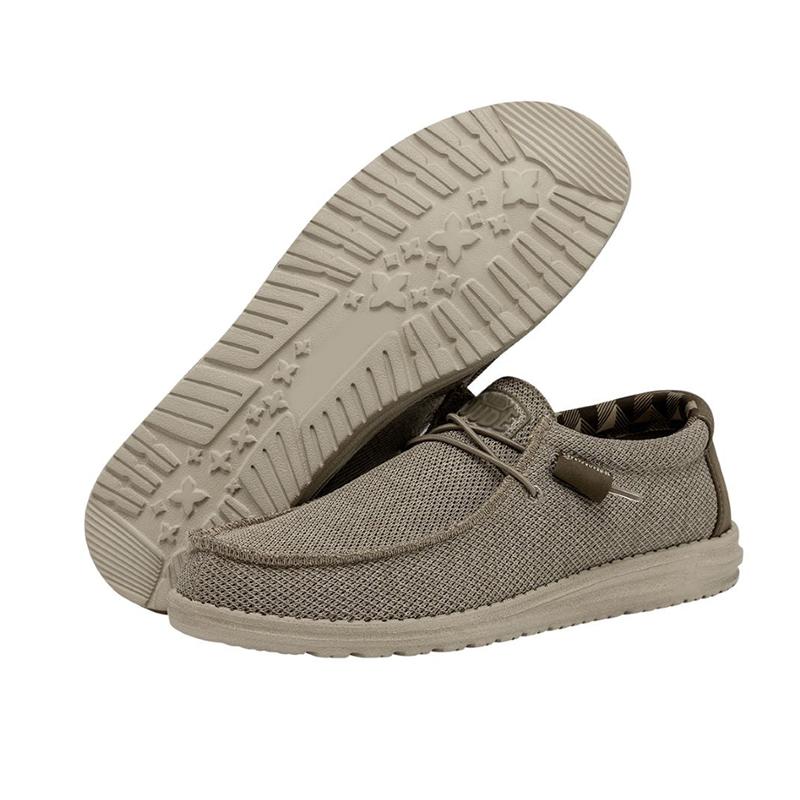 Opp France Khaki Breathable And Comfortable Men’s Casual Shoes With Lace Up Soft Soles