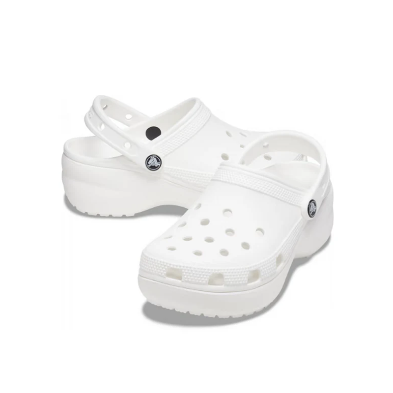 Opp France Ladies Classic Clog Thick-soled Sandals White