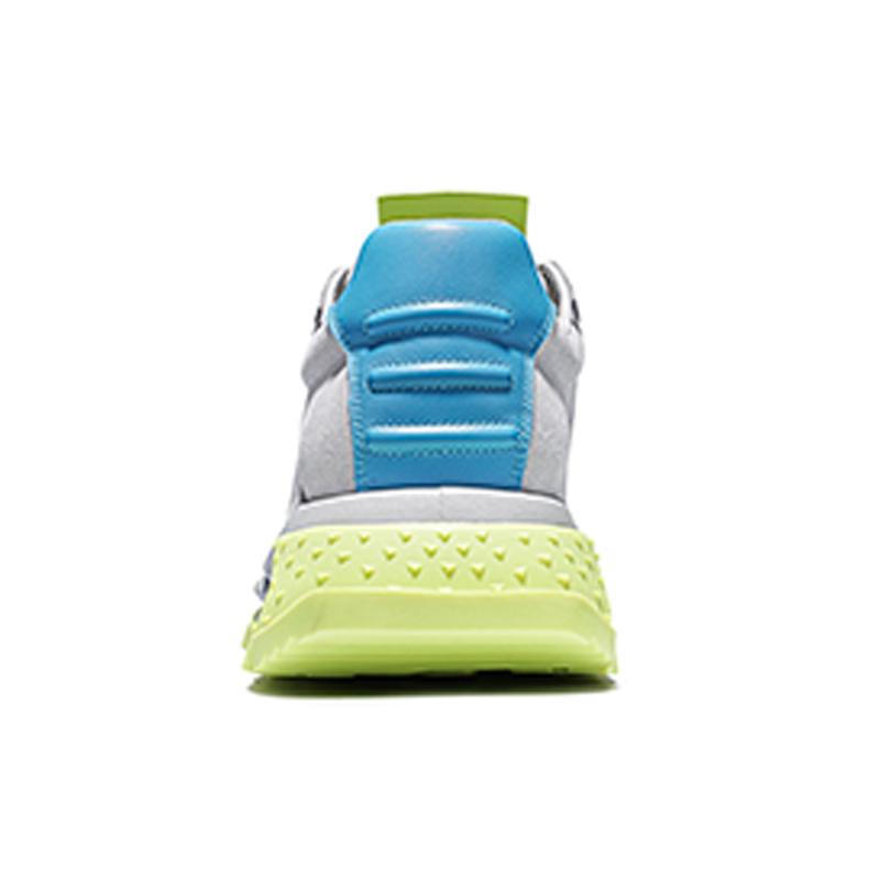 Opp France Light Gray Summer Thick Soled Trendy Casual Shoes For Both Men And Women Thick Soled Retro Breathable Dad Shoes