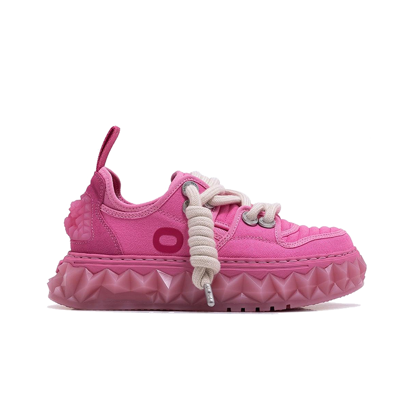 opp france Low-top thick-soled ladies’ casual shoes Rose Red