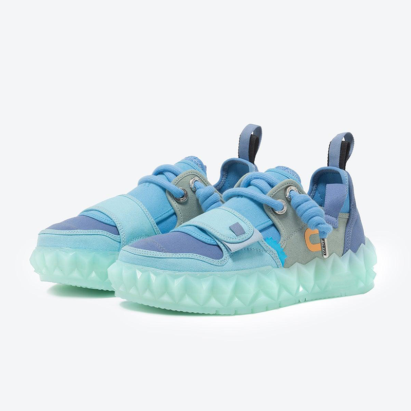 Opp France Low-top Thick-soled Men’s And Women’s Casual Shoes Trendy Shoes Blue