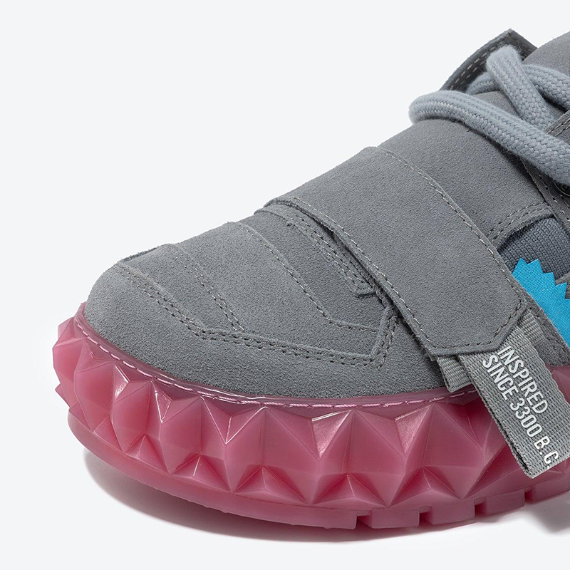 Opp France Low-top Thick-soled Men’s And Women’s Casual Trendy Shoes Grey