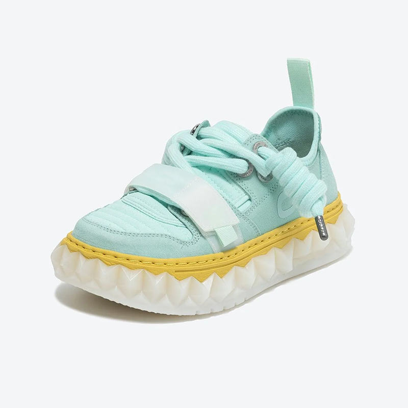 Opp France Low-top Thick-soled Women’s Casual Shoes Light Green