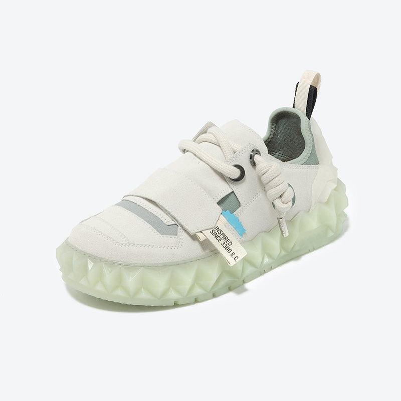 Opp France Low-top Trendy Shoes Men’s And Women’s Thick-soled Casual Shoes White