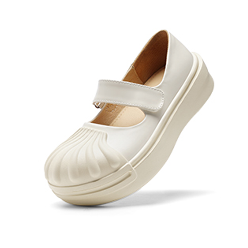 Opp France Mary Jane Women’s Shoes Shallow Mouth Versatile Shell Toe Casual Shoes