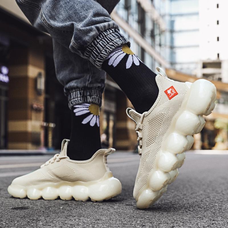 Opp France Men Breathable Textile Tpper Running Shoes