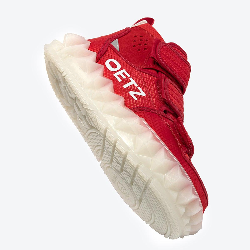 Opp France Men’s And Women’s Same Style Velcro High-top Shoes Casual Shoes Red