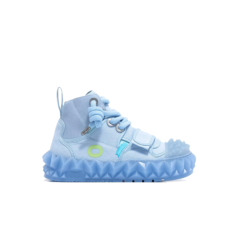 opp france Men’s casual shoes high-top thick-soled Blue