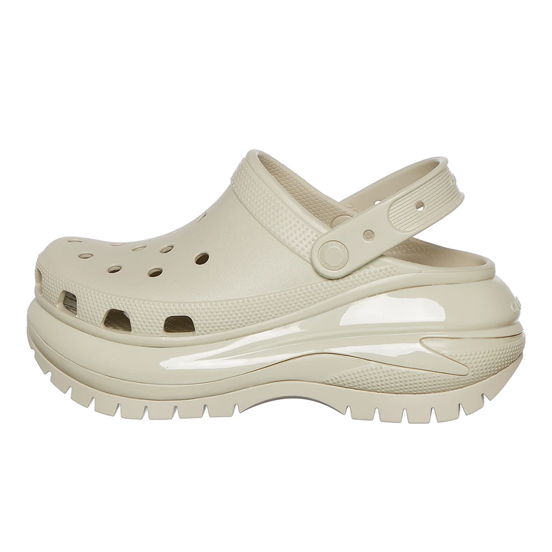 Opp France Men’s Clog Breathable Platform Sandals Bone