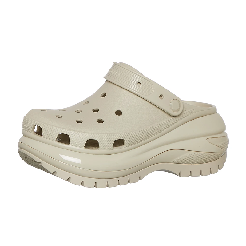 Opp France Men’s Clog Breathable Platform Sandals Bone