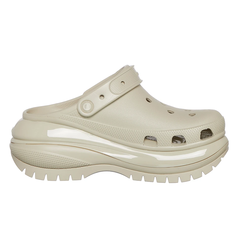 opp france Men’s Clog breathable platform sandals Bone