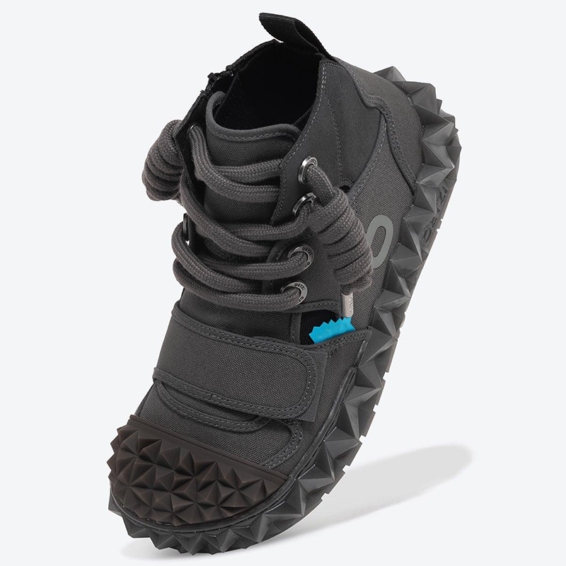 Opp France Men’s High-top Thick-soled Casual Trendy Shoes Brown