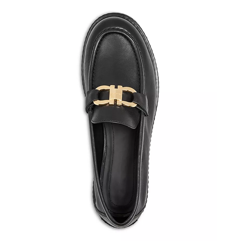 Opp France Men’s Leather Shoes For All Seasons Black Low-Top