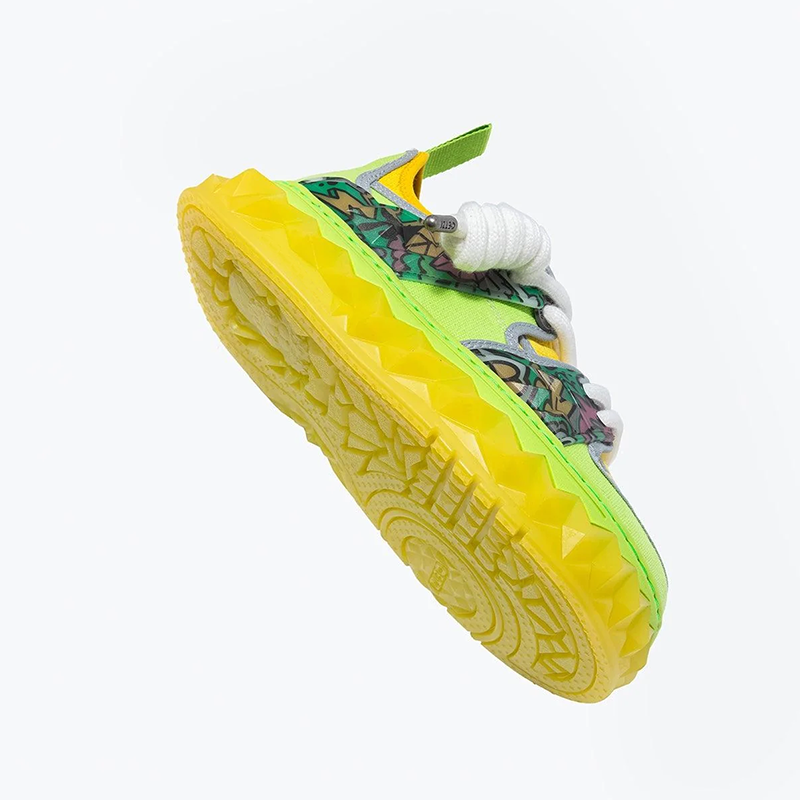 Opp France Men’s Low-top Casual Shoes Thick-soled Non-slip Light Green