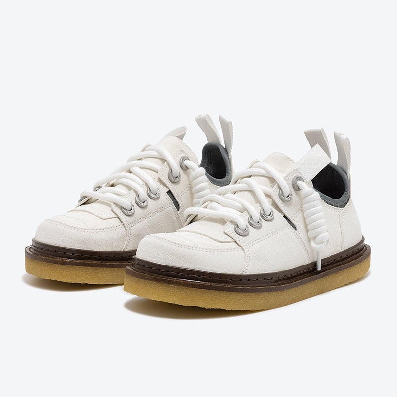 Opp France Men’s Low-top Sneakers Casual Shoes White