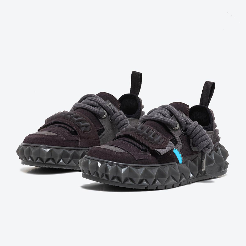 Opp France Men’s Low-top Thick-soled Casual Shoes Brown