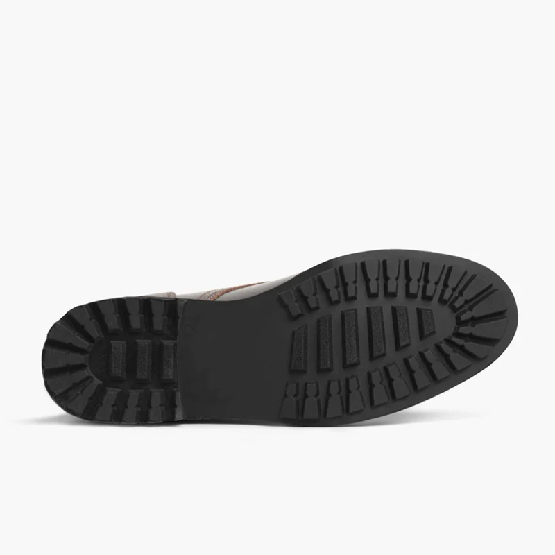 Opp France Men’s Matte Leather Retro High Top Lace-up Martin Boots Waxed Cacao