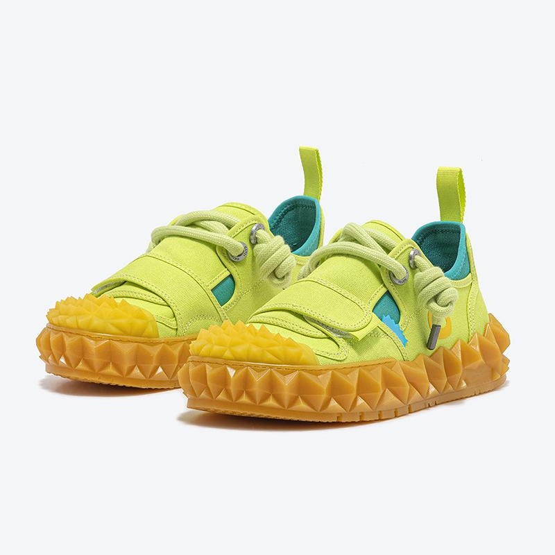 Opp France Men’s New Low-top Thick-soled Casual Shoes Green