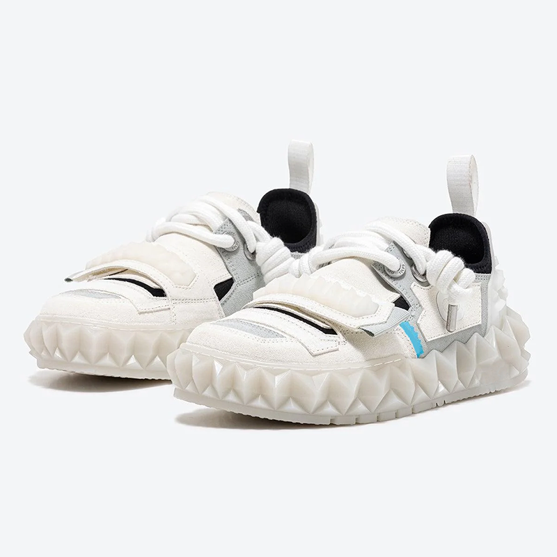 Opp France Men’s New Low-top Thick-soled Casual Shoes White