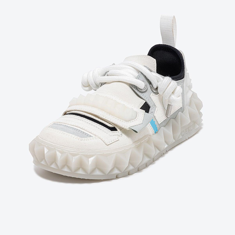 Opp France Men’s New Low-top Thick-soled Casual Shoes White