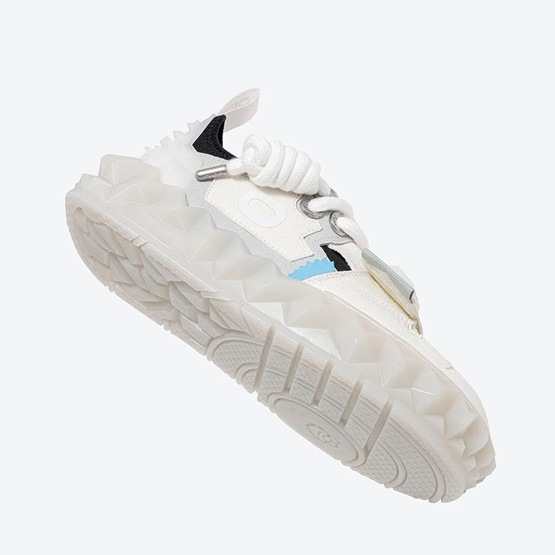 Opp France Men’s New Low-top Thick-soled Casual Shoes White