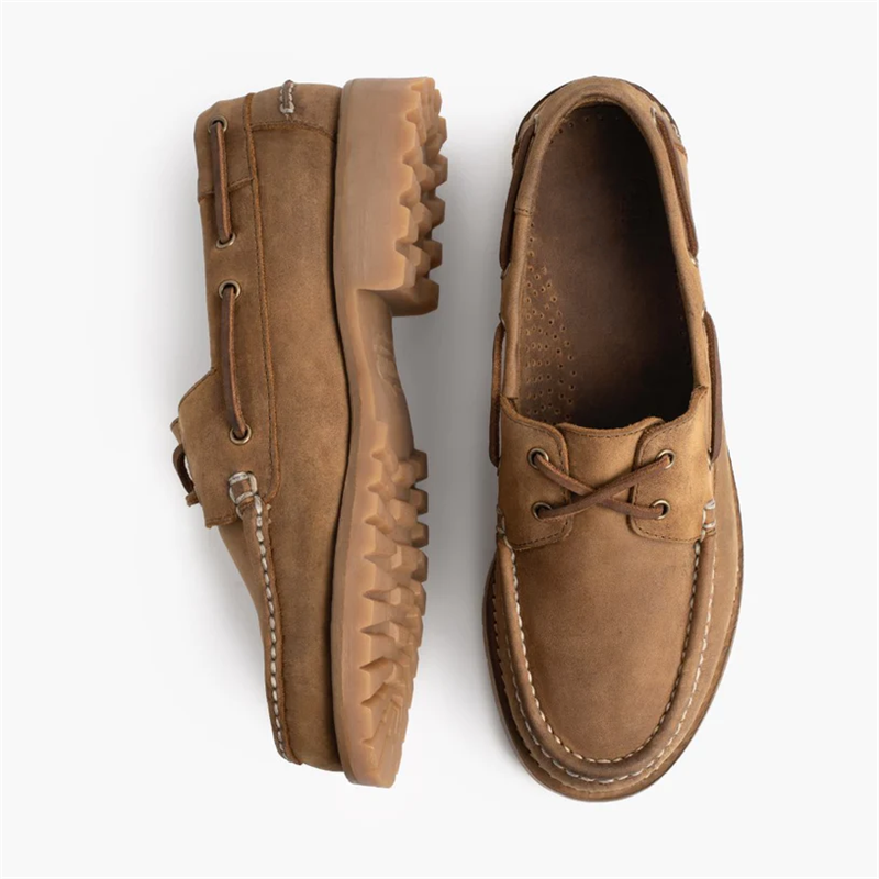 Opp France Men’s Retro Thick Sole Personality Casual Shoes Loafers Old Town