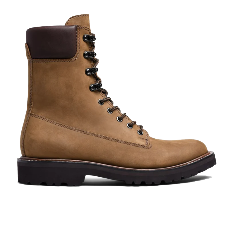 opp france Men’s Thick-soled Outdoor High-top Lace-up Boots Cedar