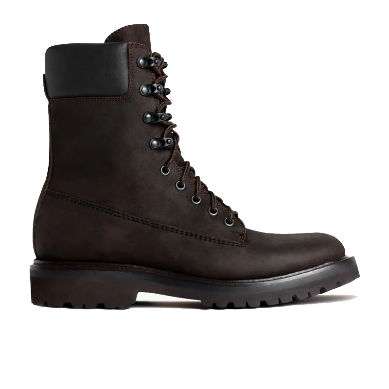 opp france Men’s Thick-soled Outdoor High-top Lace-up Boots Rocky Road