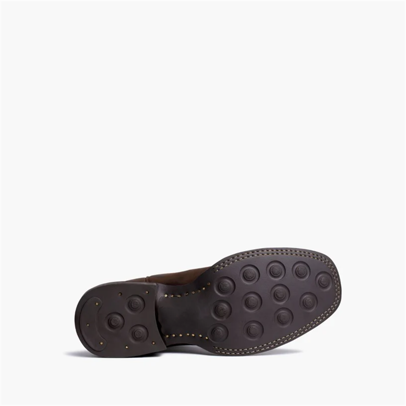 Opp France Men’s Thick-soled Trendy Embossed Fashion Boots Arizona Adobe