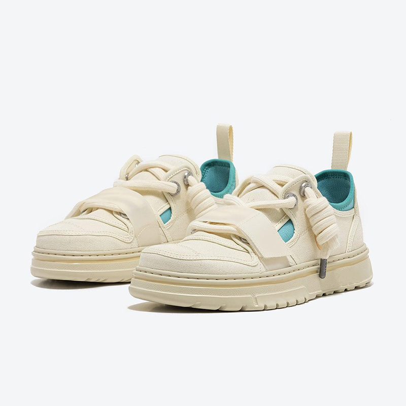 Opp France Men’s Versatile Canvas Shoes Low-top Casual Shoes Beige