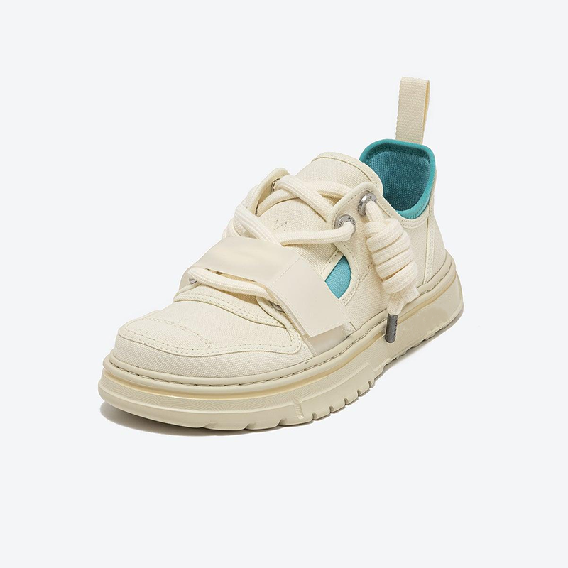 Opp France Men’s Versatile Canvas Shoes Low-top Casual Shoes Beige