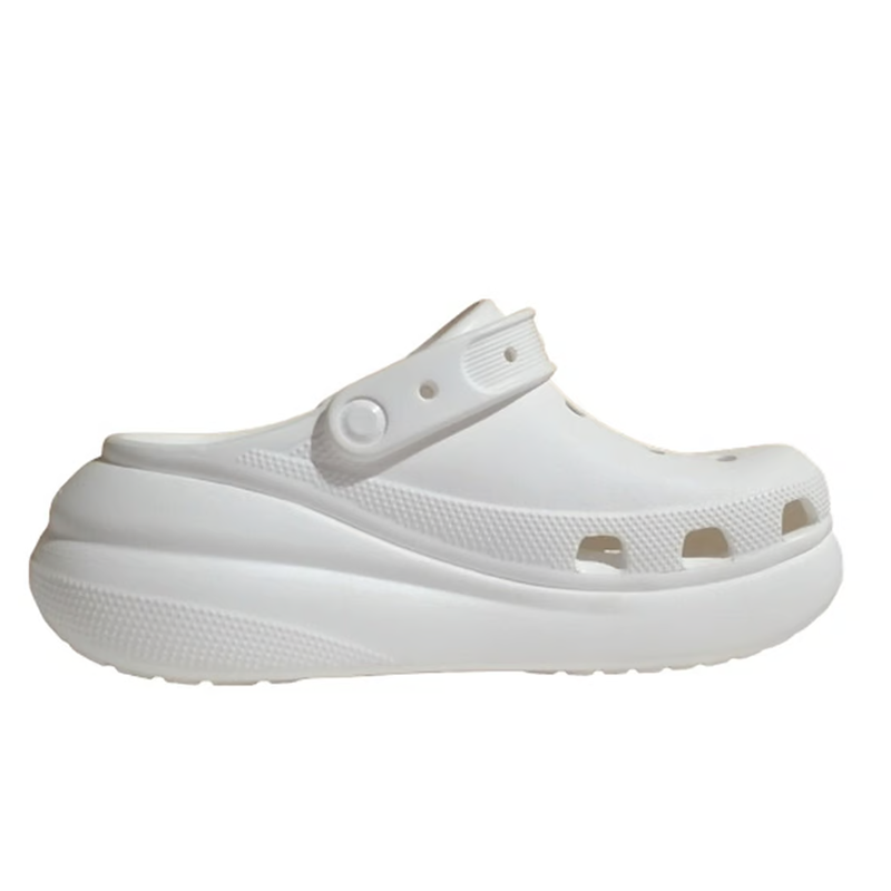 Opp France Men’s White Classic Clog Breathable Sandals Thick-soled White