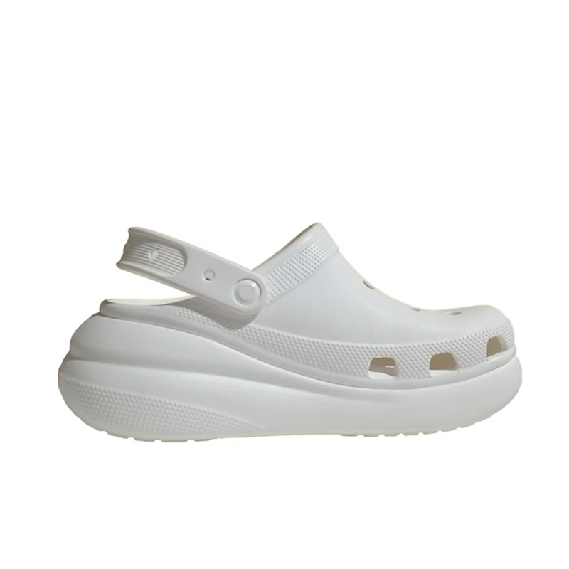 opp france Men’s white Classic Clog breathable sandals thick-soled White