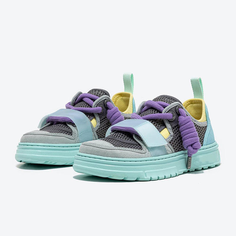 Opp France Mesh Breathable Women’s Casual Shoes Dark Gray