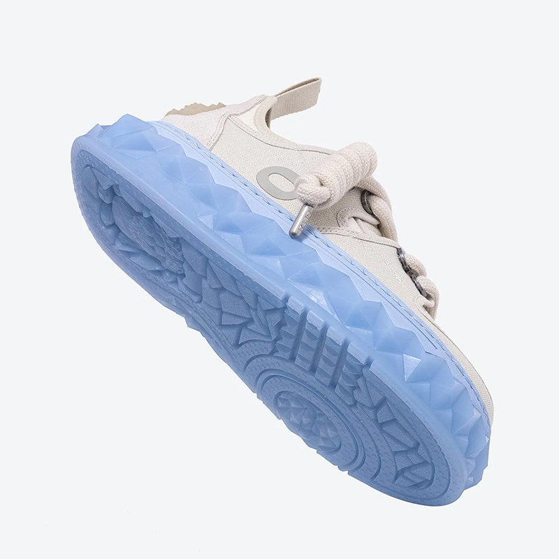 Opp France Non-slip And Wear-resistant Women’s Low-top Casual Shoes Light Gray