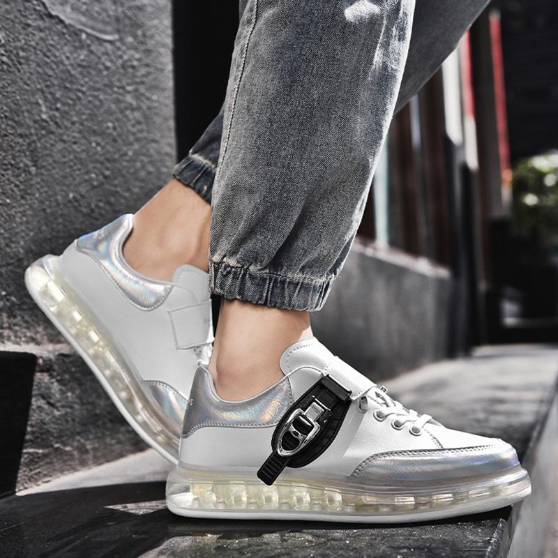 Opp France Air Cushion Sports Casual Shoes Silver
