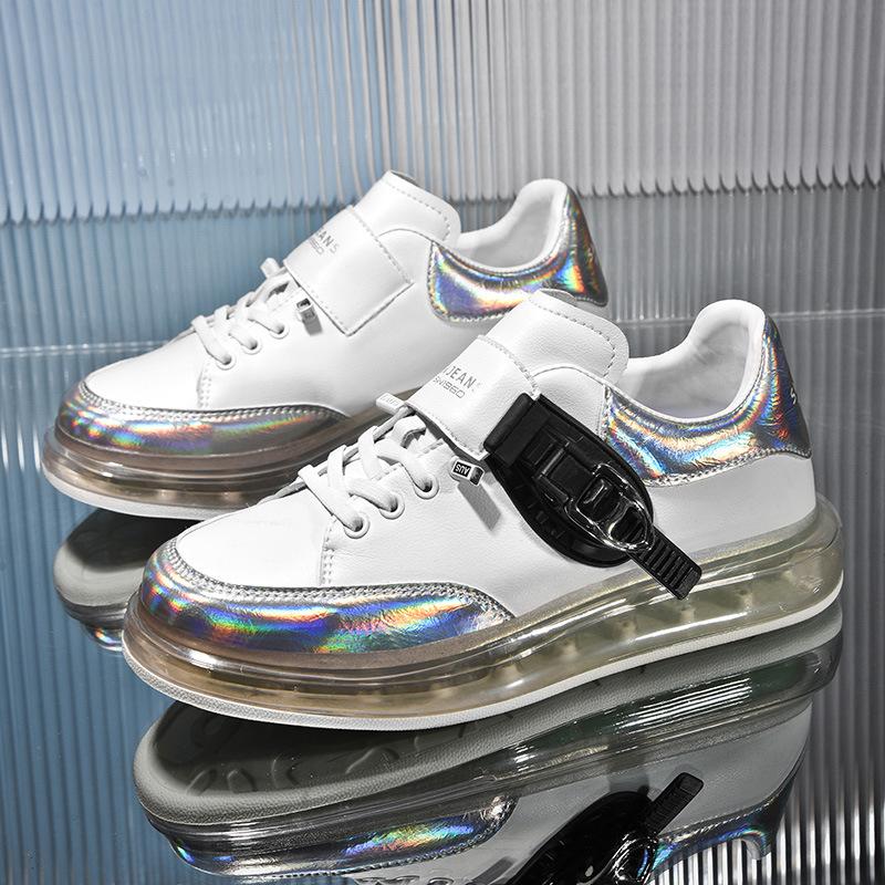 Opp France Air Cushion Sports Casual Shoes Silver