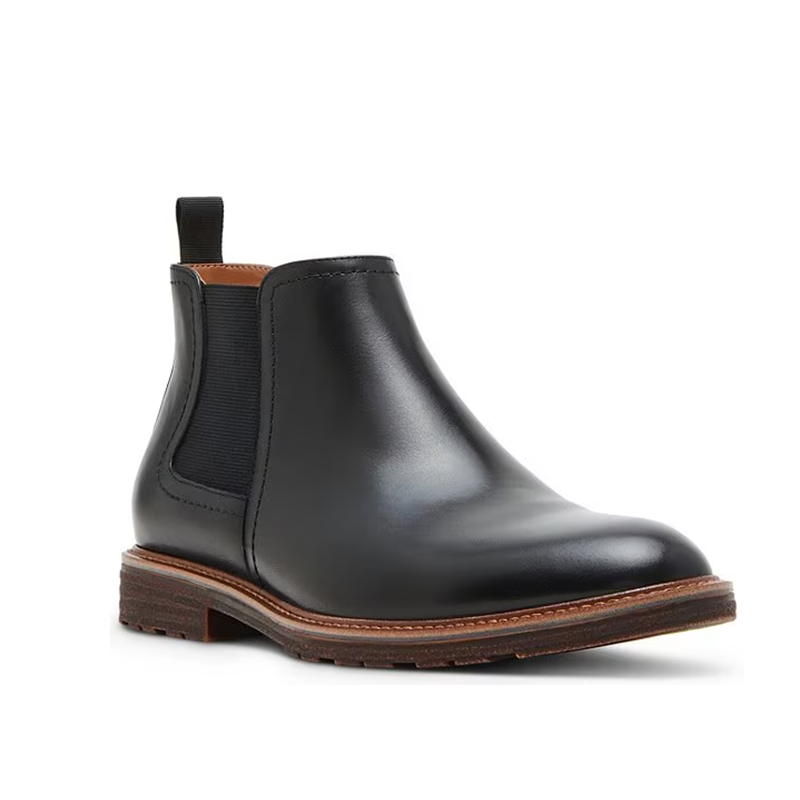 opp france Black high top casual men’s ankle boots