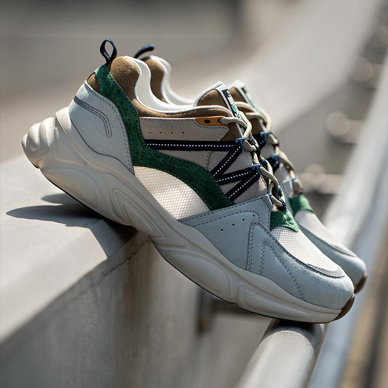 Opp France Breathable Mesh Sneakers Green