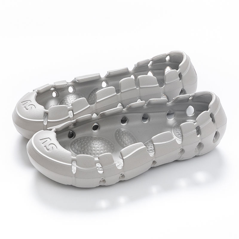 opp france Breathable Without Vamp Slippers White