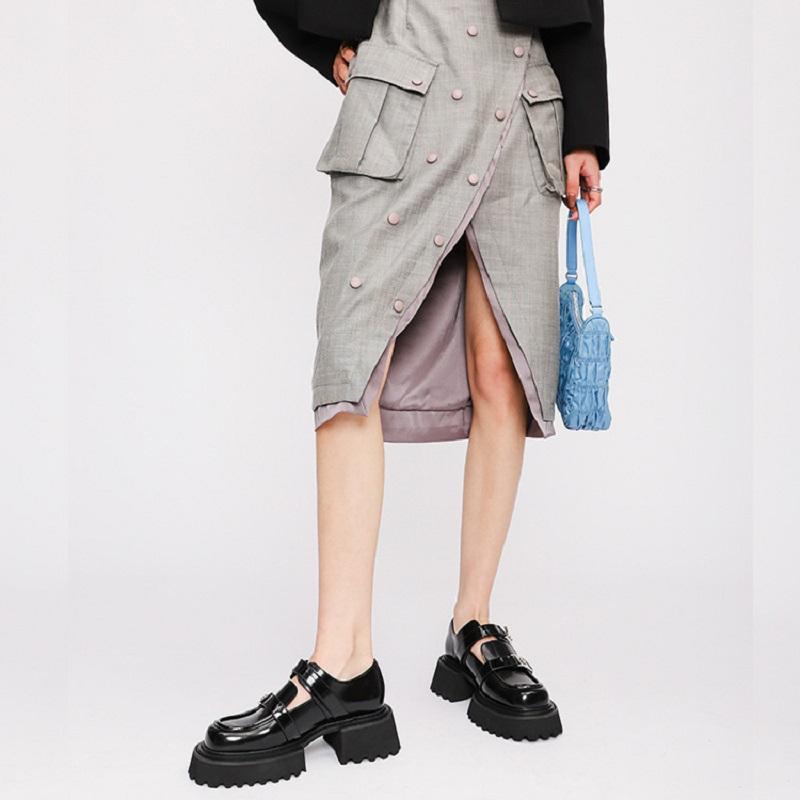 Opp France Bright Black Leather Shoes